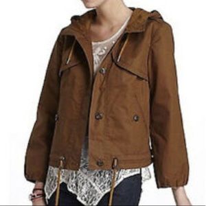 Anthropologie Brown Utility Jacket
